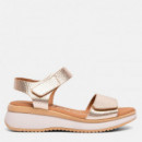 Oh My Sandals Sandalia en piel con suave grabado 5942-CHAMPAN
