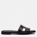 Oh My Sandals Sandalia plana en piel 5810-NEGRO