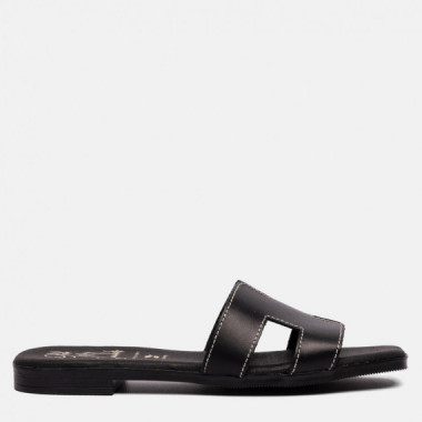Oh My Sandals Sandalia plana en piel 5810-NEGRO