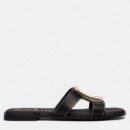 Oh My Sandals Sandalia plana en piel 5820-NEGRO