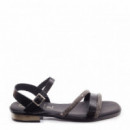 Oh My Sandals Sandalia con tacón en piel 5871-NEGRO