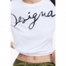 DESIGUAL Camiseta de Punto 26SWTK07-1000