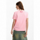 DESIGUAL Camiseta de Corte Regular 26SWTK42-3018