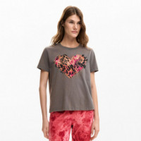 DESIGUAL Camiseta de Corte Regular 26SWTK53-2001