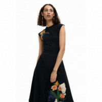 DESIGUAL Vestido sin Mangas 26SWVK50-2000