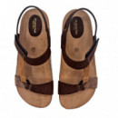 Nature Feet Sandalias Marrones 7248-MG-PARDO-MOKA-OURS