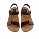 Nature Feet Sandalias Marrones 7248-MG-PARDO-MOKA-OURS