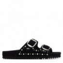 Xti Sandalias con hebilla 145066- NEGRO