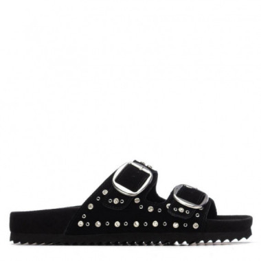 Xti Sandalias con hebilla 145066- NEGRO