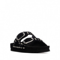XTI Sandalias con Hebilla 145066- Negro