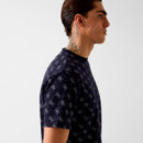 Camiseta con logo Jacquard