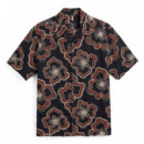 Camisa relaxed fit «dover»  con estampado floral