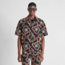 Camisa relaxed fit «dover»  con estampado floral