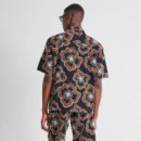 Camisa relaxed fit «dover»  con estampado floral