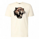 CAMISETA REGULAR FIT ESTAMPADO TIGRE