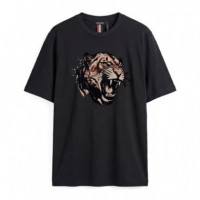 Camiseta Regular Fit Estampado Tigre  ANTONY MORATO