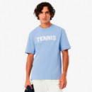 Camiseta de algodón estampada