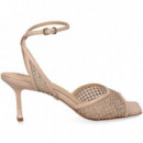 SANDALIA GILDA REGILLA+STRASS ROSA