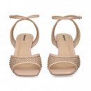 SANDALIA GILDA REGILLA+STRASS ROSA