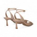 SANDALIA GILDA REGILLA+STRASS ROSA