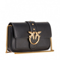 Bolso Pocket Love Bag One Negro PINKO Mujer