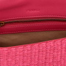 BANDOLERA LOVE ONE MINI SLOUCHY RAFIA