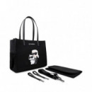 Bolso cambiador para bebé con estampado de la marca