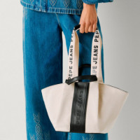 Bolso Shopper con Logo en Relieve  PEPE JEANS