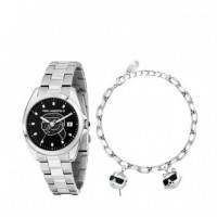Juego de Reloj y Pulsera Ikon  KARL LAGERFELD