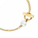 Pulsera con colgante de perla