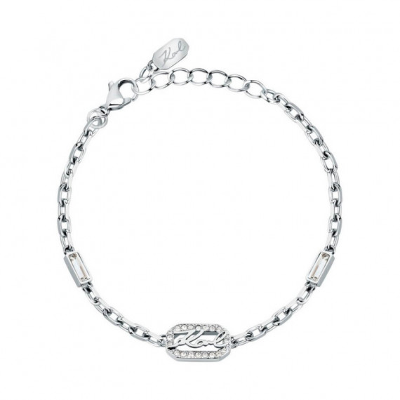 Pulsera con Colgante Pavé de Signature  KARL LAGERFELD