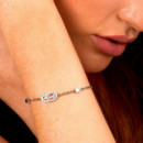 Pulsera con Colgante Pavé de Signature  KARL LAGERFELD