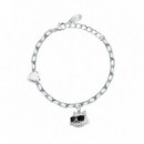 Pulsera con Colgante Ikon Pavé Choupette  KARL LAGERFELD