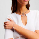 Pulsera con Colgante Ikon Pavé Choupette  KARL LAGERFELD