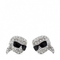 Pendientes con Colgante Ikon Pavé Karl  KARL LAGERFELD