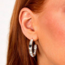 Pendientes de Aro con Cristales  KARL LAGERFELD