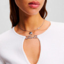 Collar con Colgante Ikon Pavé  KARL LAGERFELD