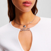 Collar con Colgante Ikon Pavé  KARL LAGERFELD