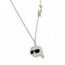 Collar con Colgante Ikon Pavé  KARL LAGERFELD