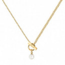 Collar con colgante de perla