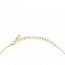 Collar de Cristal con Colgante de Signature  KARL LAGERFELD