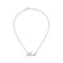 Collar de Colgante de Signature Pavé  KARL LAGERFELD