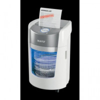Destructora LEITZ Iq Optimax Home Office 350 (microcorte 2X15 Mm, P-5, 22 L, Blanca)