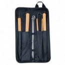 Set de Utensilios para Barbacoa Campingaz de 5 Piezas con Estuche