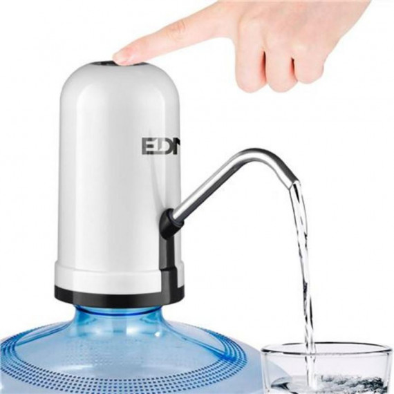 Dispensador Electrónico de Agua para Garrafas EDM con Batería Recargable