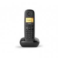 Teléfono Inalámbrico GIGASET A270 Dect Pantalla 1.5" Identificador de Llamadas Escritorio Modo Eco Negro (S30852-H2812-D201)