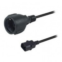 Cable de Alimentación EQUIP C14/M a Schuko/h 0.25M Negro (EQ112106)