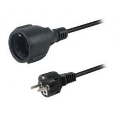 Cable de Alimentaci&oacute;n EQUIP Schuko/M a Schuko/H 10m Negro (EQ112183)
