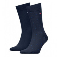 TOMMY HILFIGER - Th Men Sock 2P Dot, 43/46 - 014 - F|701230780/014