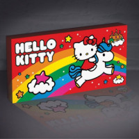 Lienzo Luminoso Hello Kitty 15X30CM  PALADONE